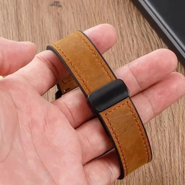 Correa Magnética Urban Fit para Apple Watch: Cuero Genuino y Silicona – Estilo y Versatilidad