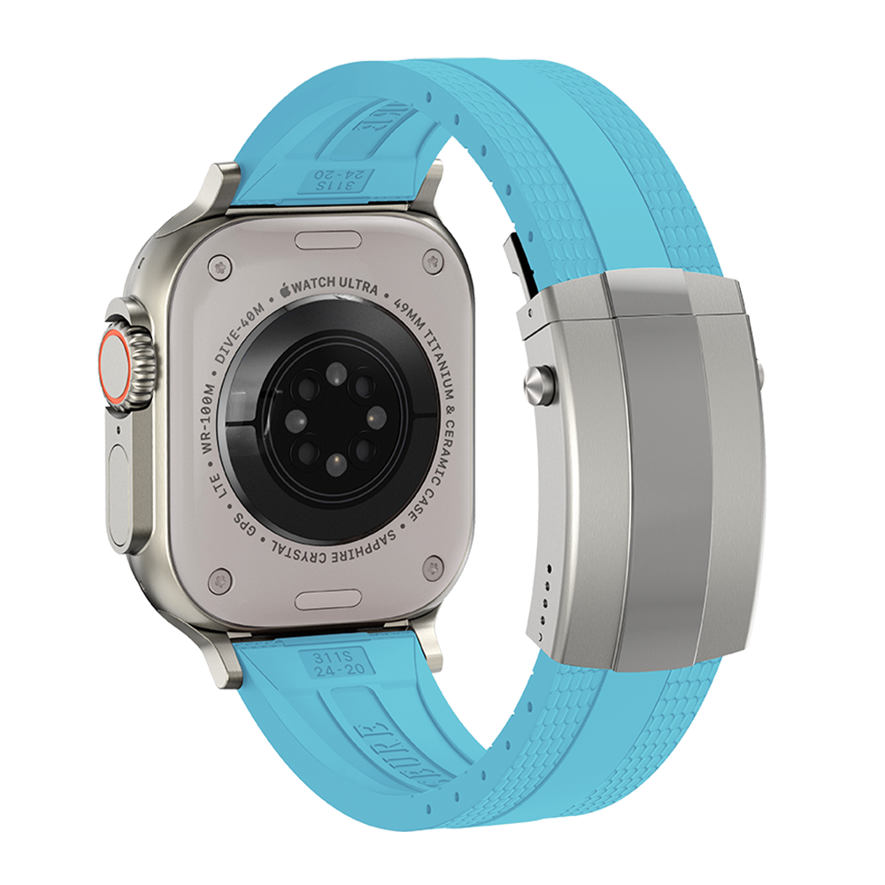 Ocean Luxe Band: Elegancia Marina y Durabilidad FKM para Apple Watch