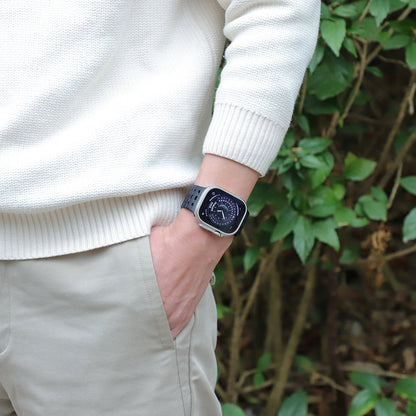 AW Silicone Band Pro: Pulsera Dual Magnética y de Hebilla para Apple Watch | Confort y Seguridad Extrema