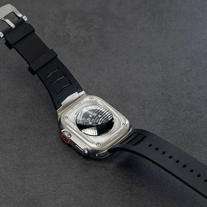 Mecha Fluororubber Band: Confort y Estilo Robusto para Apple Watch