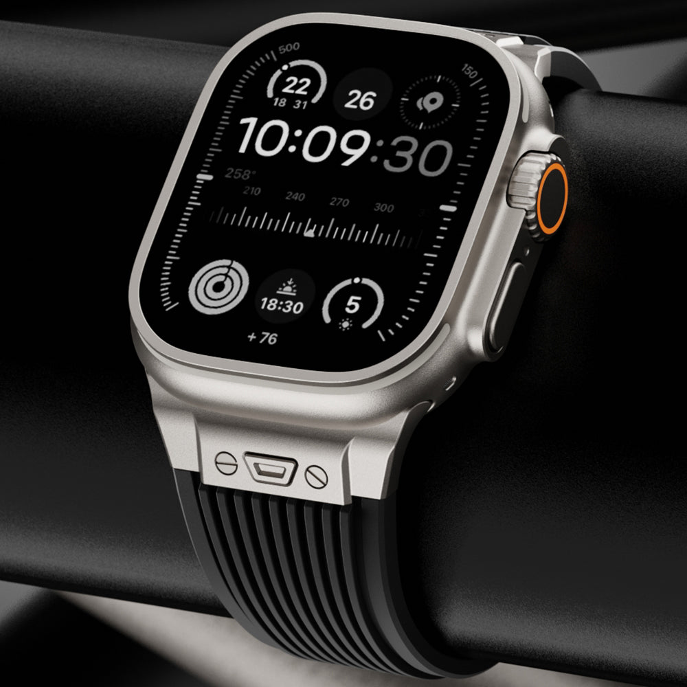 RM Designer: Pulsera de Silicona Streamlined para Apple Watch | Conforto Ergonómico y Estilo Sofisticado