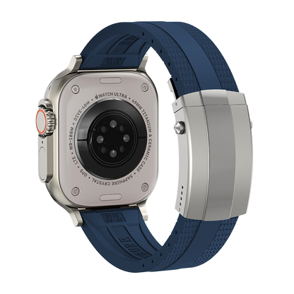Ocean Luxe Band: Elegancia Marina y Durabilidad FKM para Apple Watch