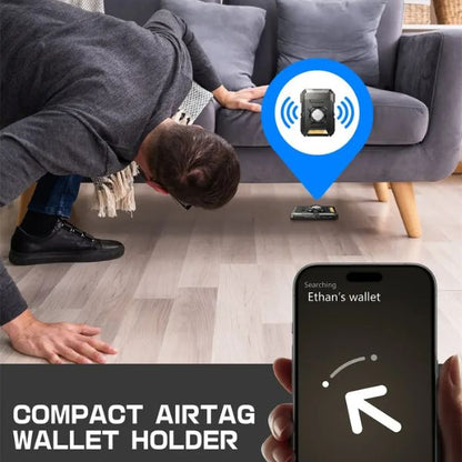 SUPCASE MagWallet Pro: Cartera Magnética con Soporte AirTag y Trípode | 5 Tarjetas y Protección RFID