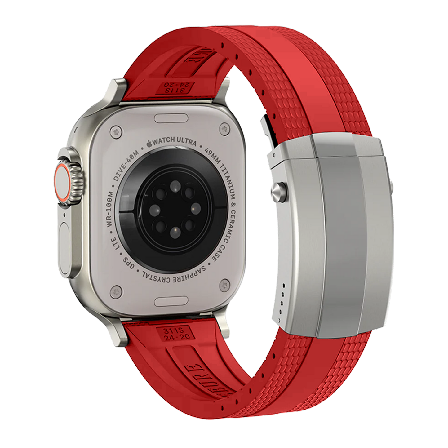 Ocean Luxe Band: Elegancia Marina y Durabilidad FKM para Apple Watch