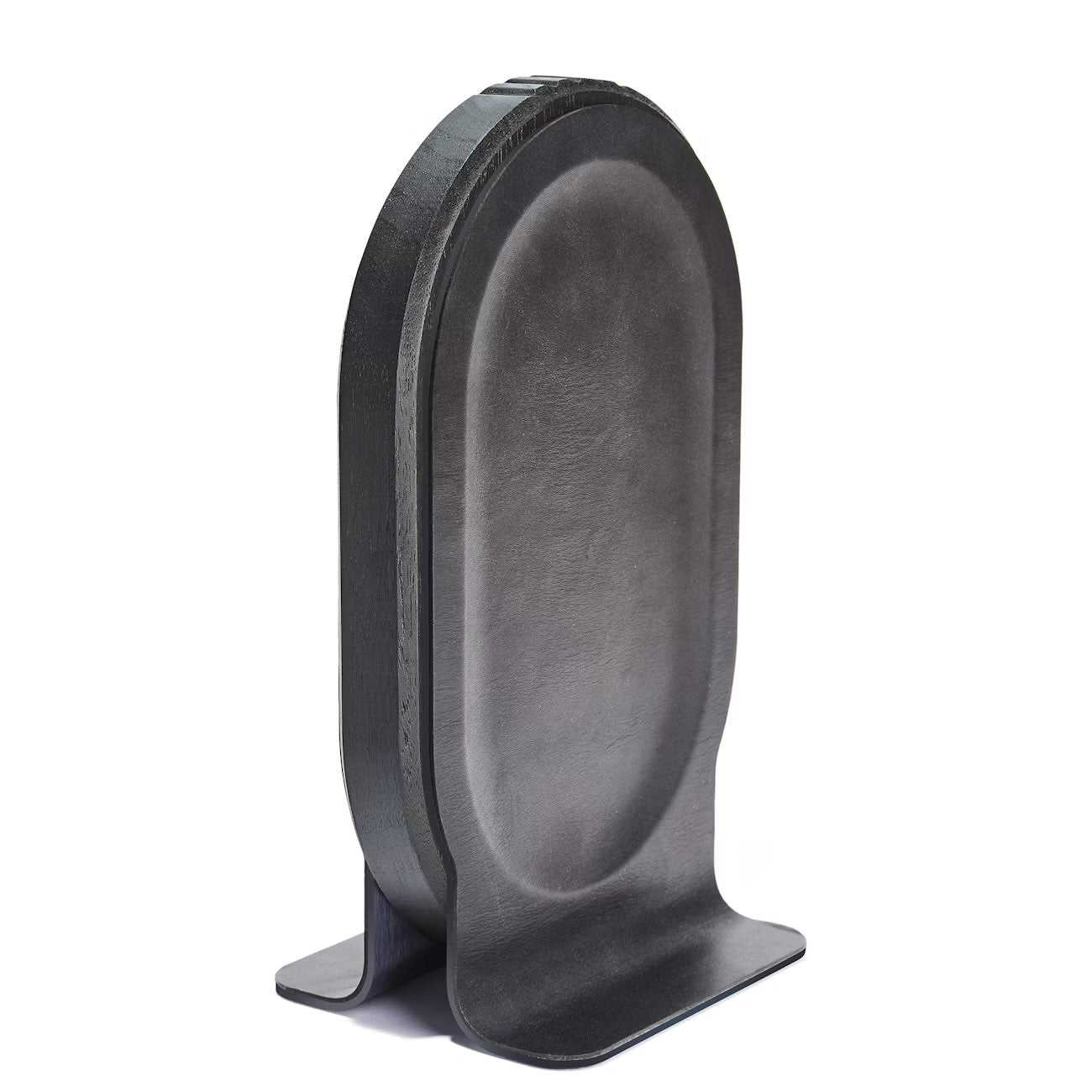 TuneBase: Soporte Premium de Madera y Cuero para Auriculares | Estilo y Protección