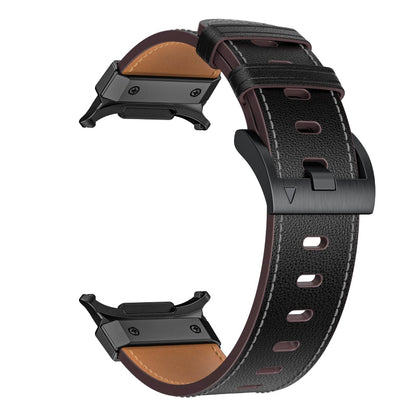 Tactical Leather Band: Resistencia y Estilo Aventurero para Samsung Watch 7 Ultra