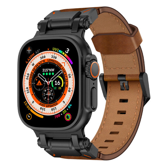 Explorer Crazy Horse Leather Band: Aventura y Elegancia en Tu Apple Watch
