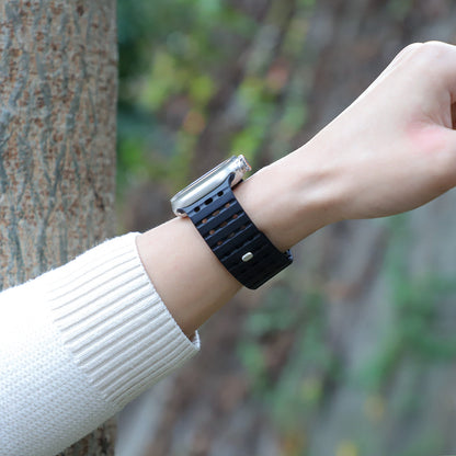 AW Silicone Band Pro: Pulsera Dual Magnética y de Hebilla para Apple Watch | Confort y Seguridad Extrema