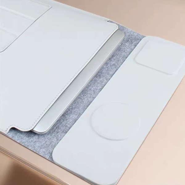 MagLift S101: Funda para Portátil con Carga Inalámbrica 5-en-1 | Estación de Trabajo Compacta y Elegante