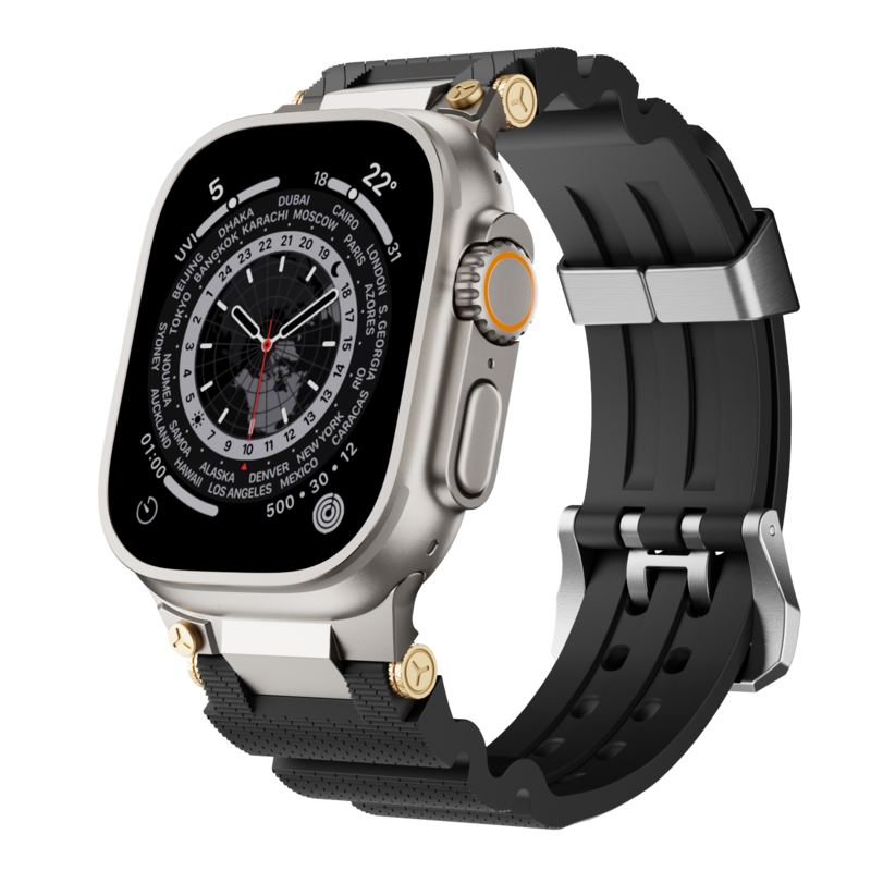 Dive Silicone Band: Comodidad Extrema y Estilo Subacuático para Apple Watch