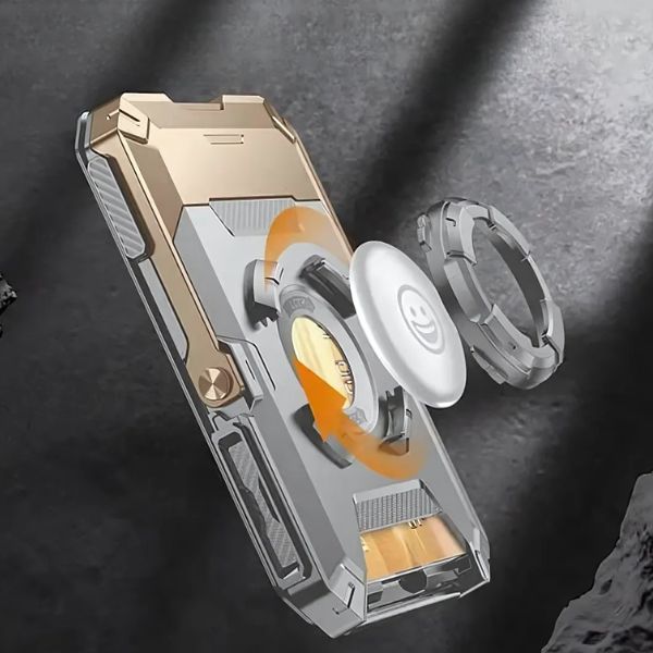 SUPCASE MagWallet Pro: Cartera Magnética con Soporte AirTag y Trípode | 5 Tarjetas y Protección RFID