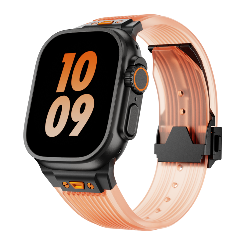 RM Transparent Silicone Band: Elegancia Semitransparente para Apple Watch