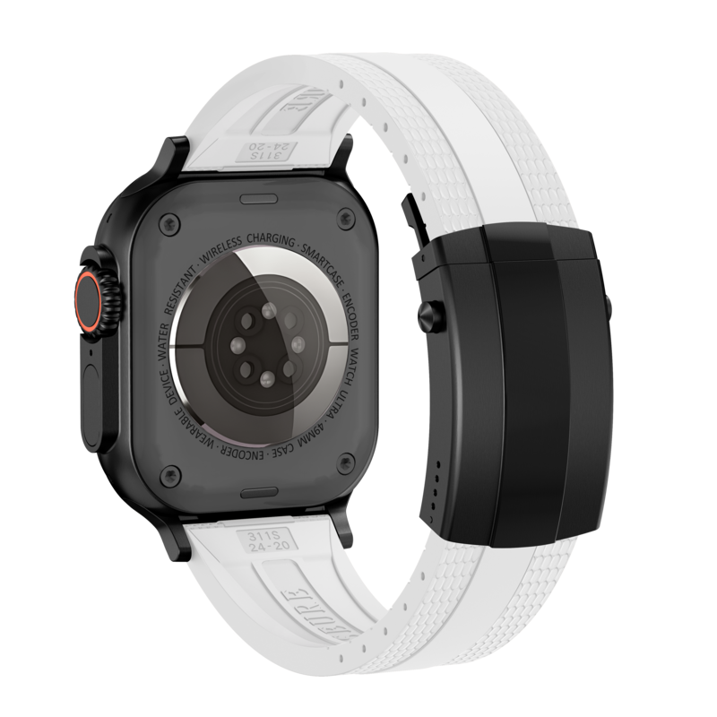 Ocean Luxe Band: Elegancia Marina y Durabilidad FKM para Apple Watch