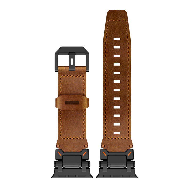 Explorer Crazy Horse Leather Band: Aventura y Elegancia en Tu Apple Watch