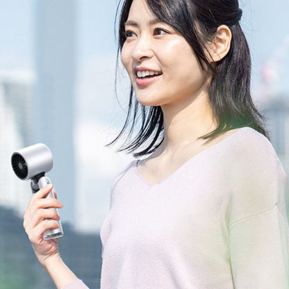 Ventilador Portátil Turbo Bladeless con Sensación de Hielo | Frío Extremo y Soporte 3-en-1