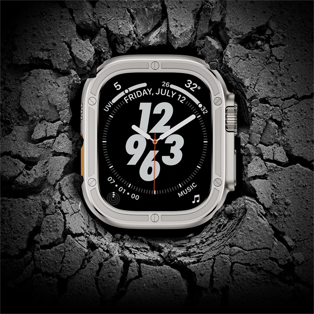 Immortal Steel Nail Protection Circle: Lujo y Protección para Apple Watch Ultra