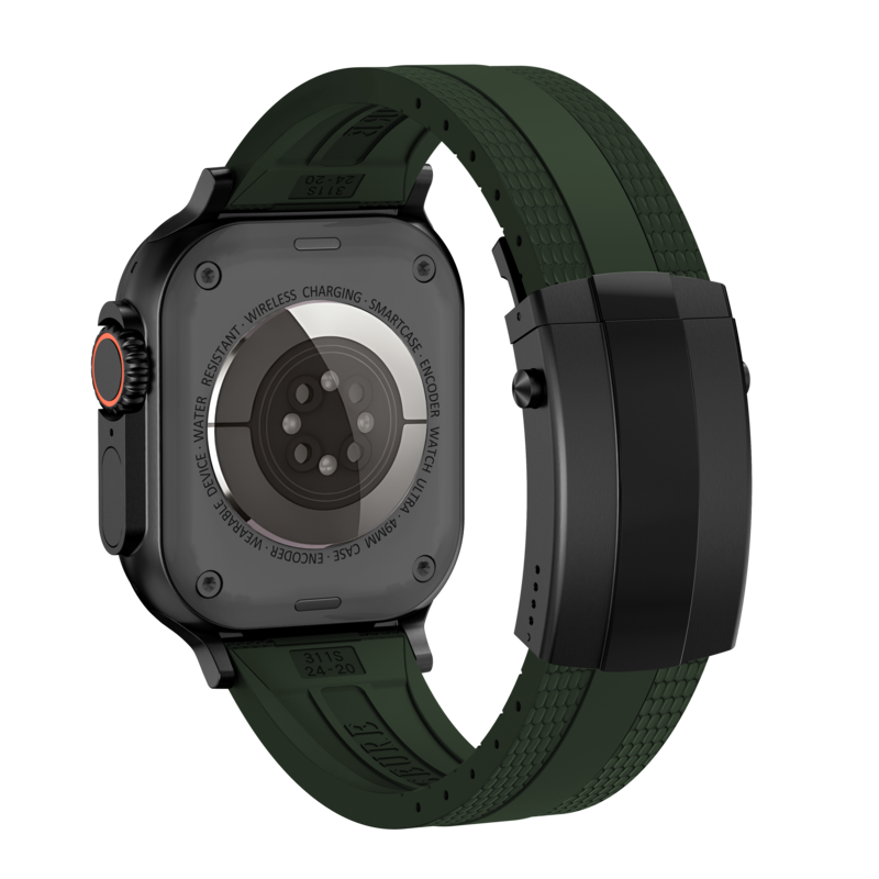 Ocean Luxe Band: Elegancia Marina y Durabilidad FKM para Apple Watch