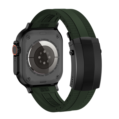 Ocean Luxe Band: Elegancia Marina y Durabilidad FKM para Apple Watch