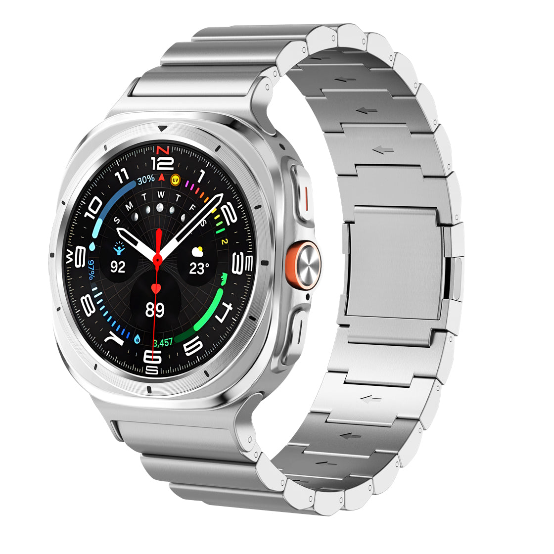 Titanium Magnetic Clasp Edition: Cierre Seguro y Estilo Ligero para Samsung Watch Ultra