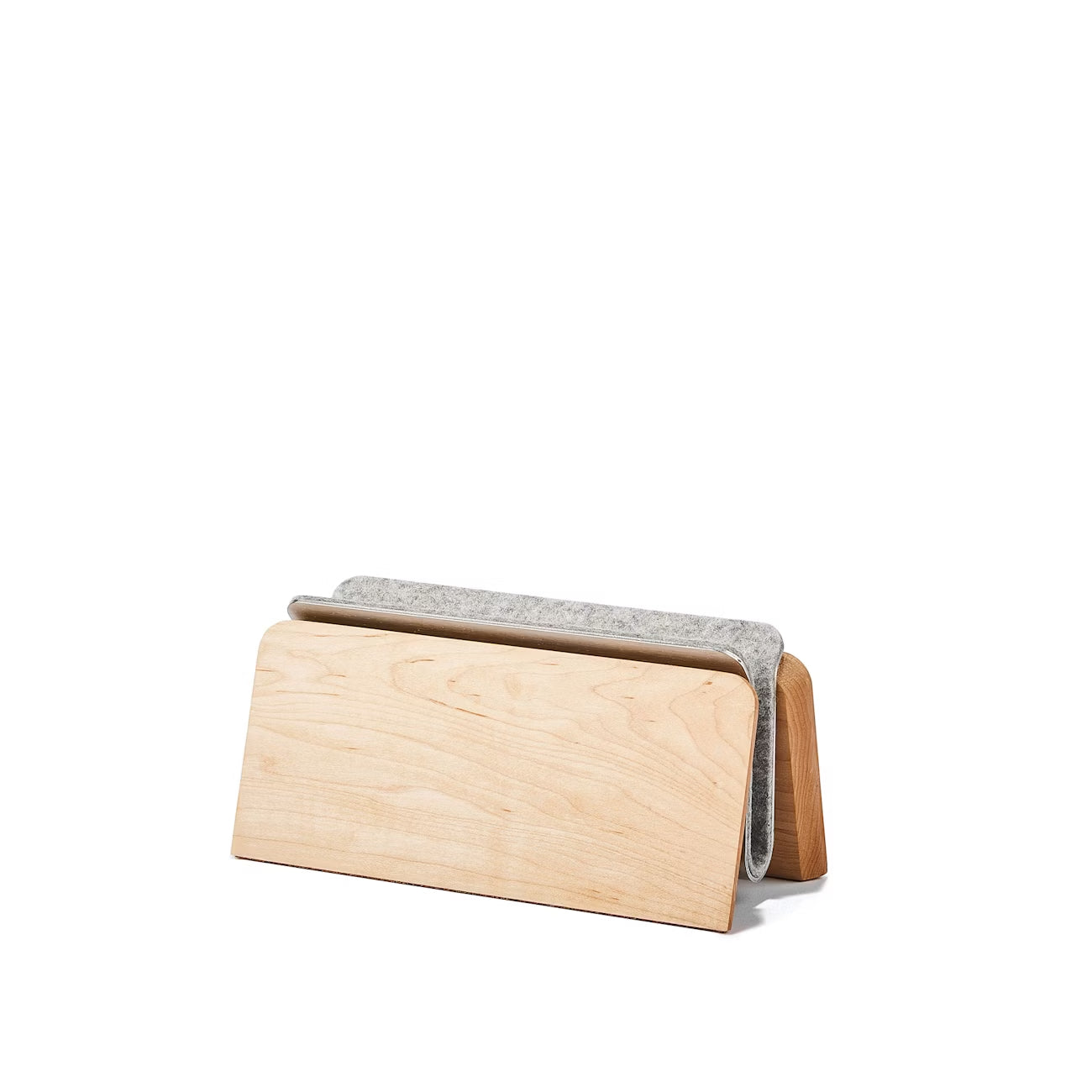 OakStand: Soporte Vertical de Madera Premium para Notebook | Minimalismo y Organización