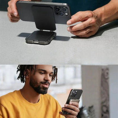SUPCASE MagSafe: Cartera Magnética con Trípode para iPhone | Seguridad y Versatilidad 5 en 1