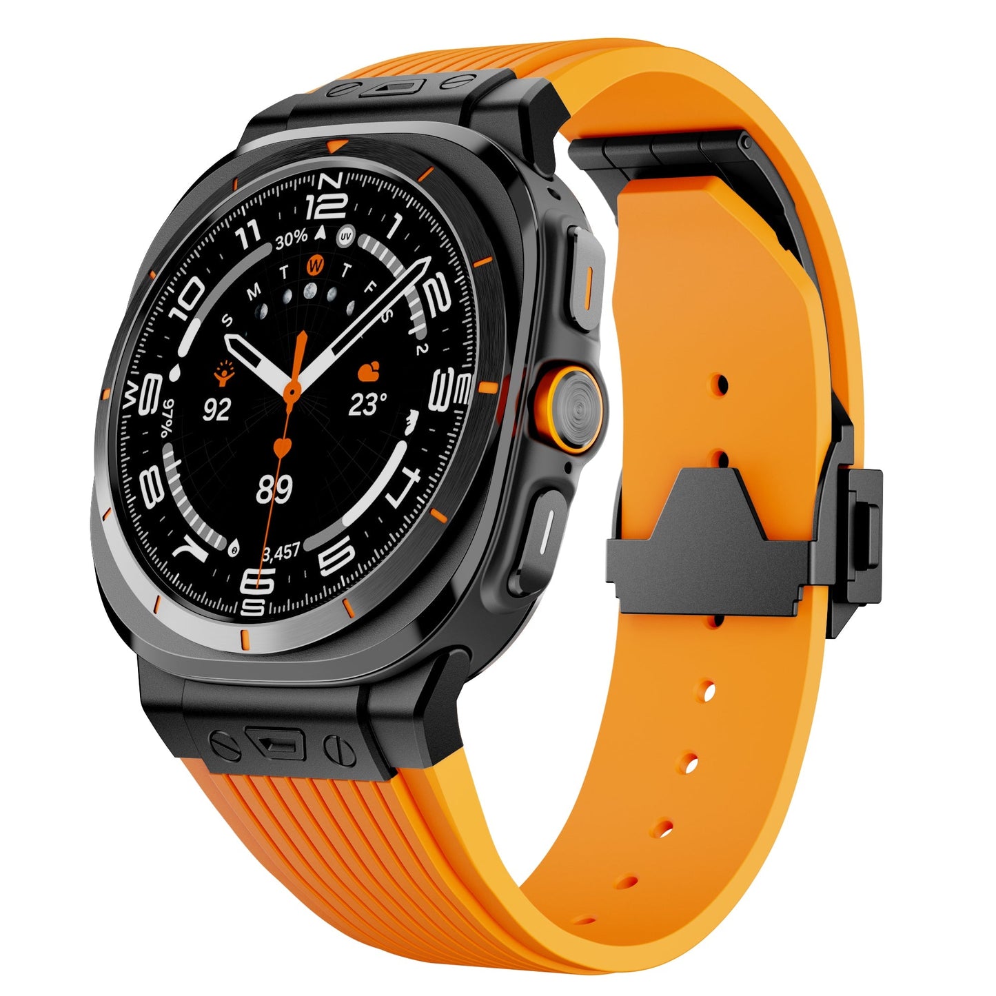 Designer Silicone Band: Aventura y Confort Superior para Samsung Watch Ultra