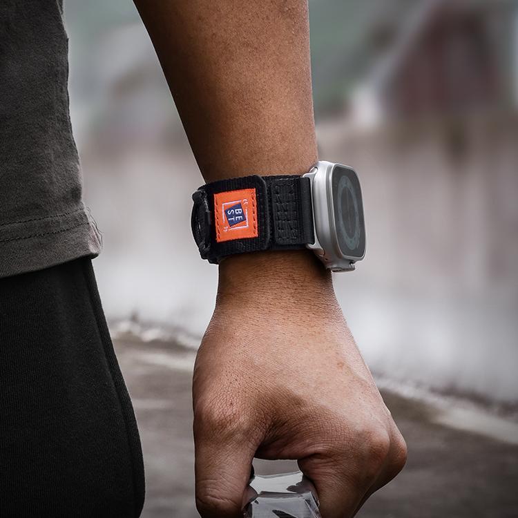 Outdoor Tactical Nylon Strap: Resistencia y Confort para tu Apple Watch de Aventura