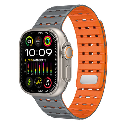 AW Silicone Band Pro: Pulsera Dual Magnética y de Hebilla para Apple Watch | Confort y Seguridad Extrema