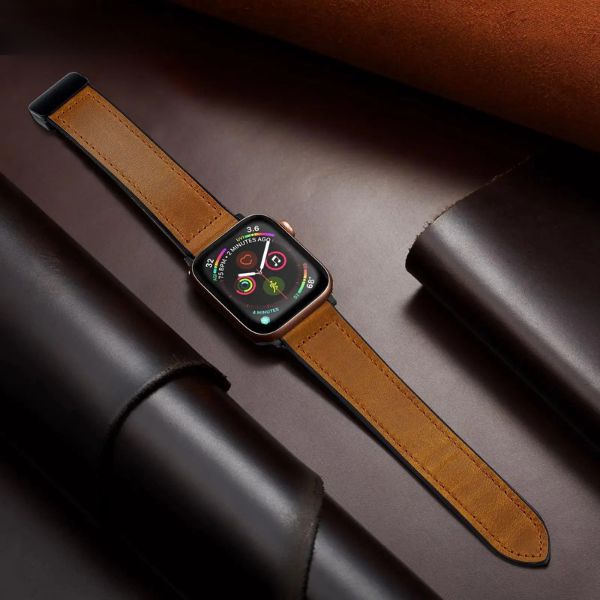 Correa Magnética Urban Fit para Apple Watch: Cuero Genuino y Silicona – Estilo y Versatilidad