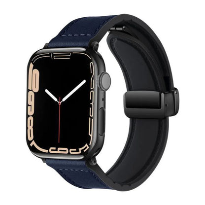 Correa Magnética Urban Fit para Apple Watch: Cuero Genuino y Silicona – Estilo y Versatilidad