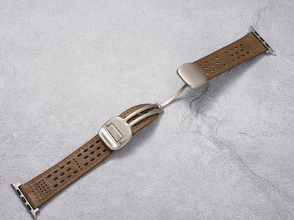 Breathable Leather Strap: Elegancia y Confort para Tu Apple Watch