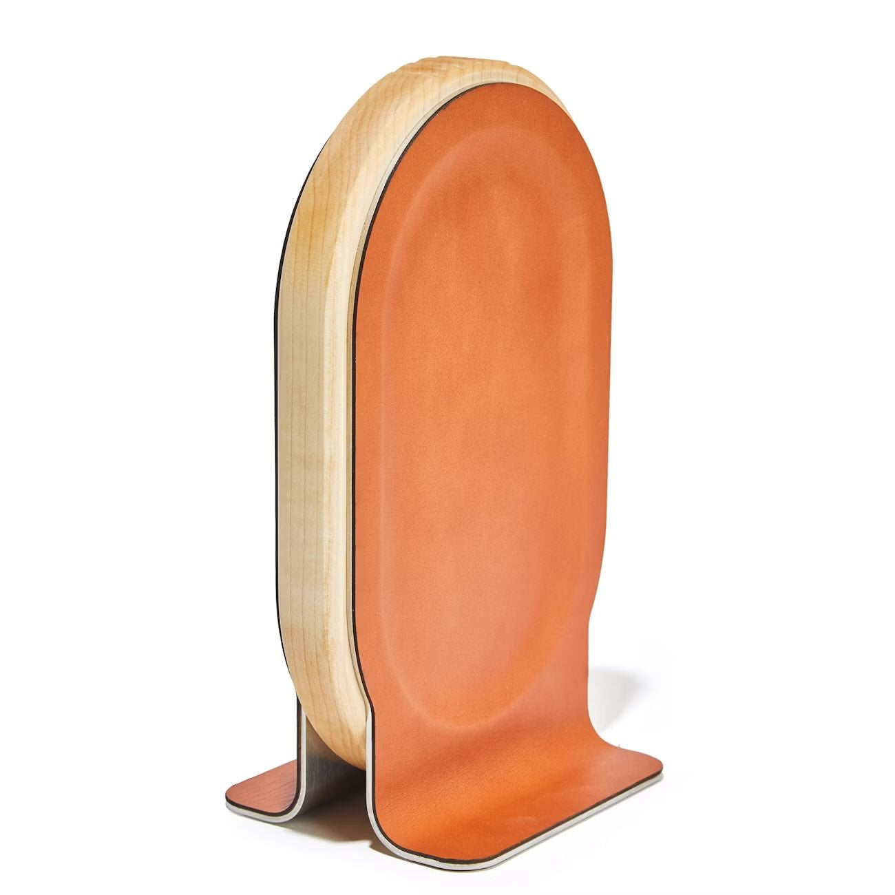 TuneBase: Soporte Premium de Madera y Cuero para Auriculares | Estilo y Protección