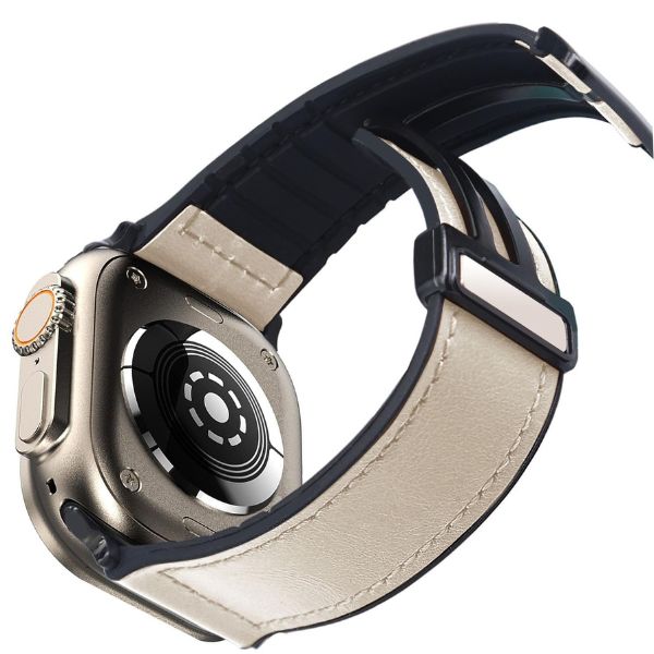 Correa Magnética Urban Fit para Apple Watch: Cuero Genuino y Silicona – Estilo y Versatilidad